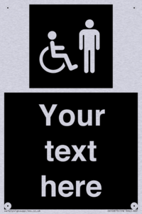 Custom information: black panel disabled and male